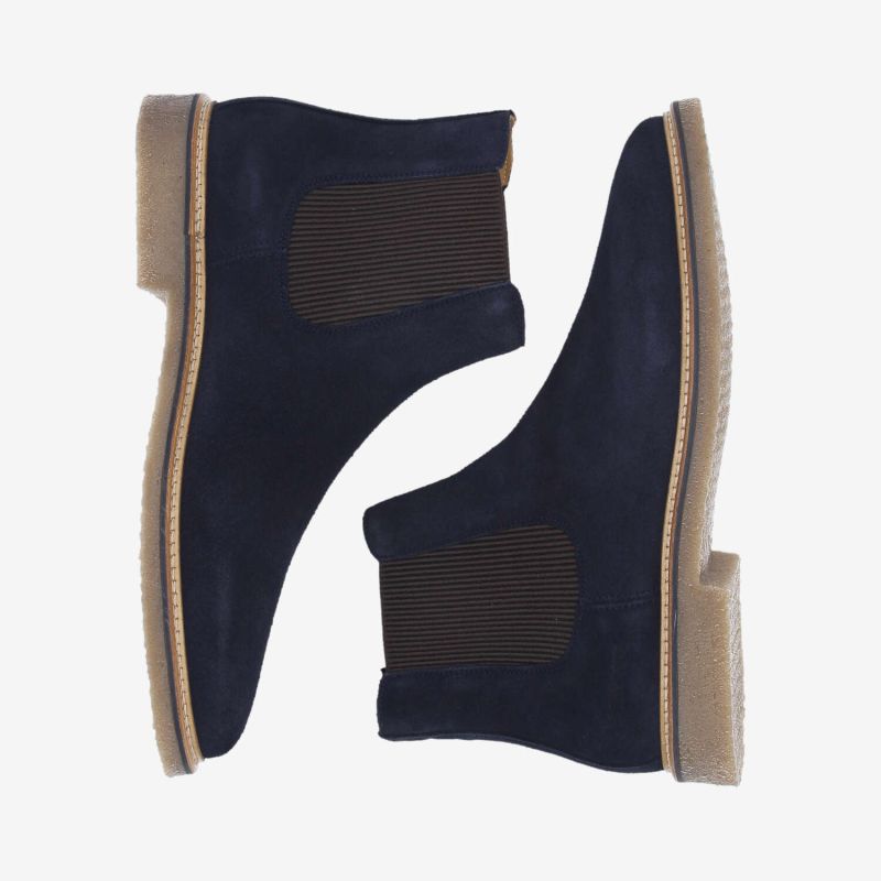 DUBLIN CHELSEA M - SUEDE -  BLEU NUIT